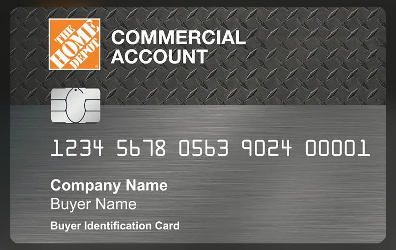 Home Depot Commercial Account